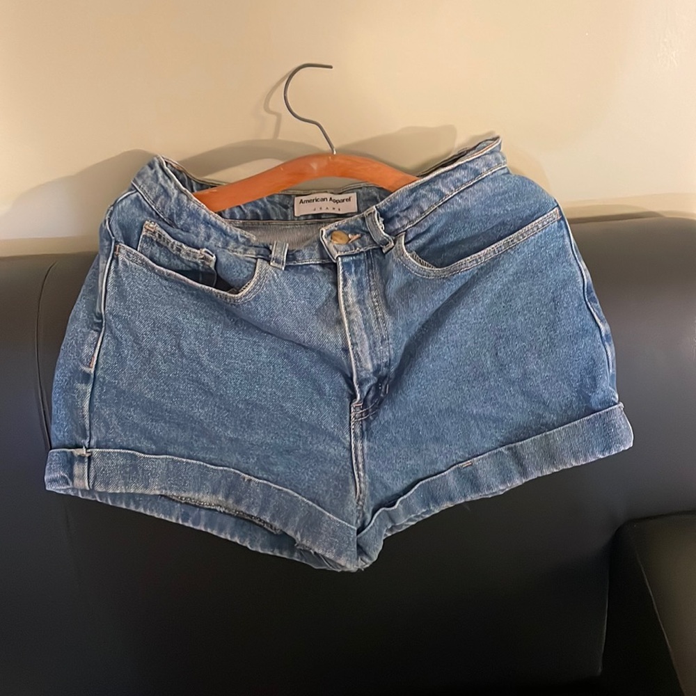 American Apparel Denim Shorts